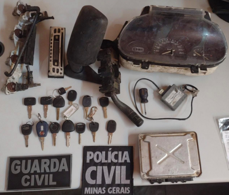 Polícia Civil e Guarda Municipal identificam suspeitos de furtos de veículos em Sete Lagoas