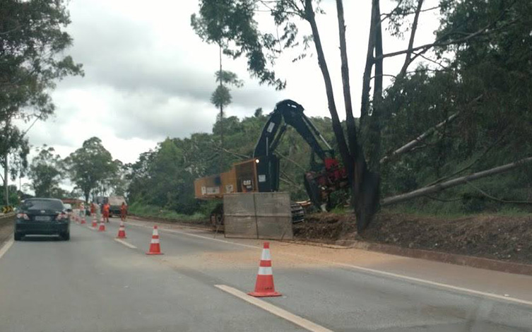 Concessionária alerta motoristas para possibilidade de interdição da BR 040